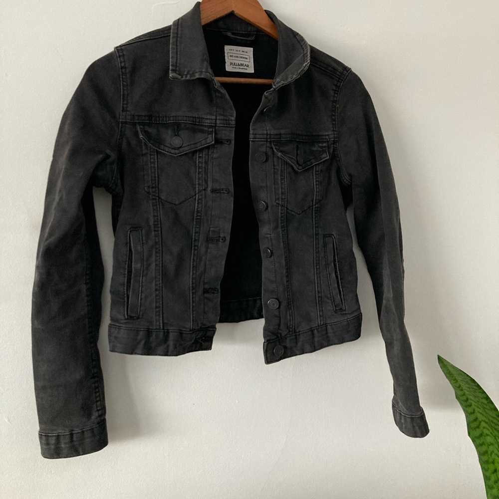 *SOLD* Pull & Bear Black Denim Jacket